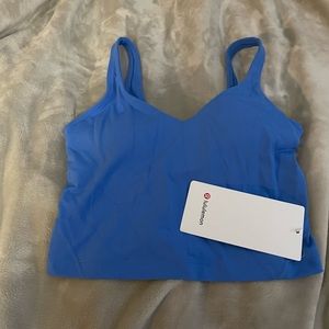 NWT align tank in blue Nile
